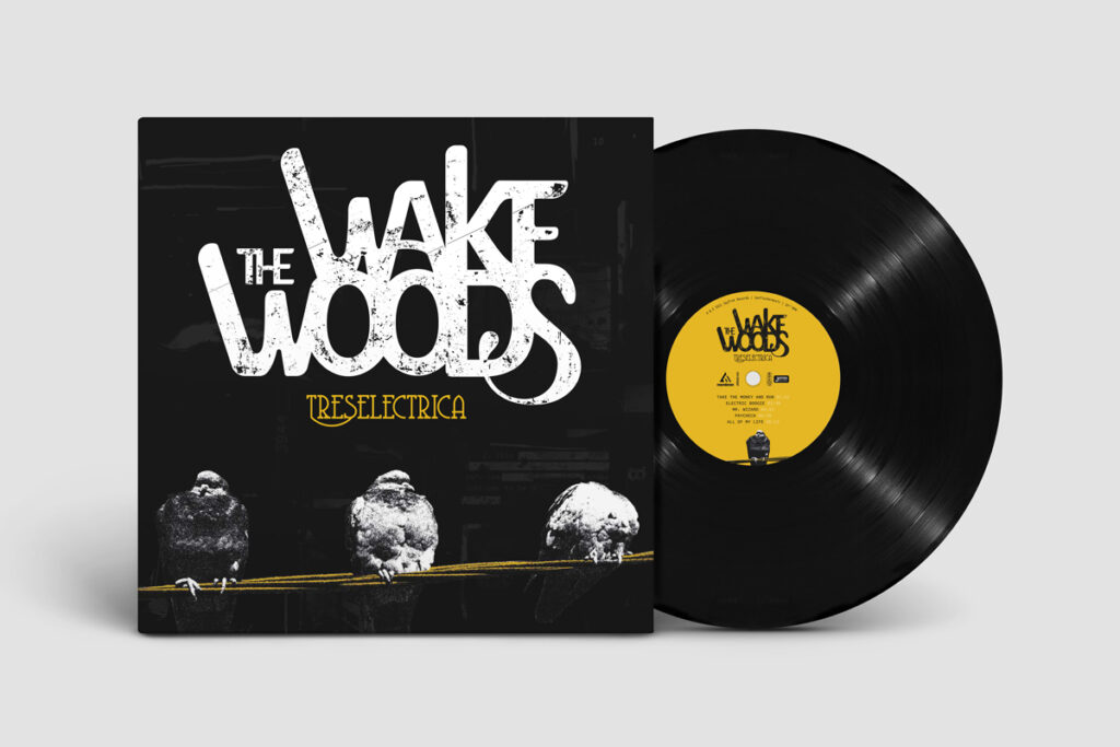 The Wake Woods - Berliner Rock Band - LP Cover Treselectrica